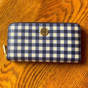 Tory Burch Gingham Wallet